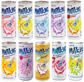 Газированный безалкогольный напиток Milkis